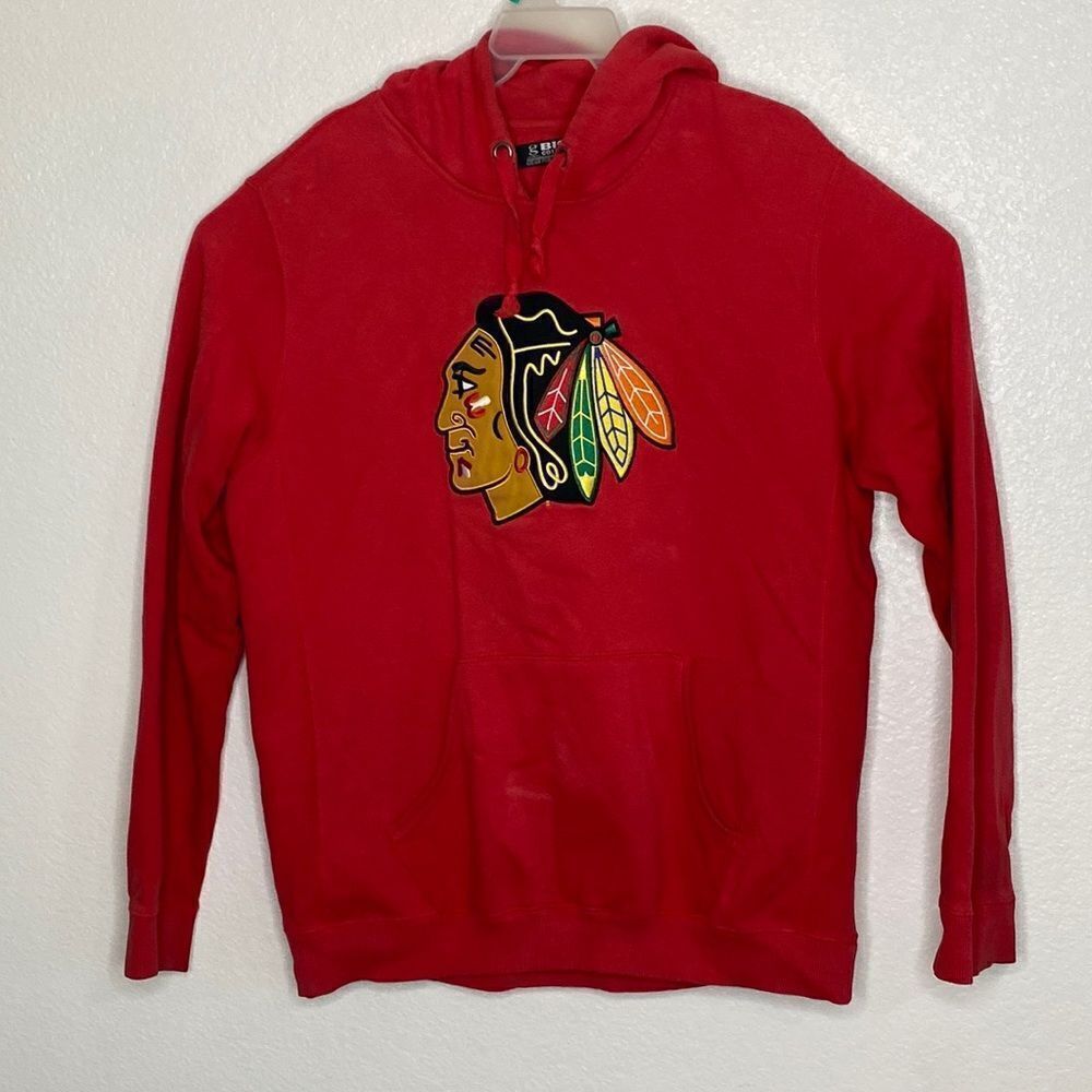 Gear for Sports Big Cotton Men’s Red Pullover Hoodie Size XL